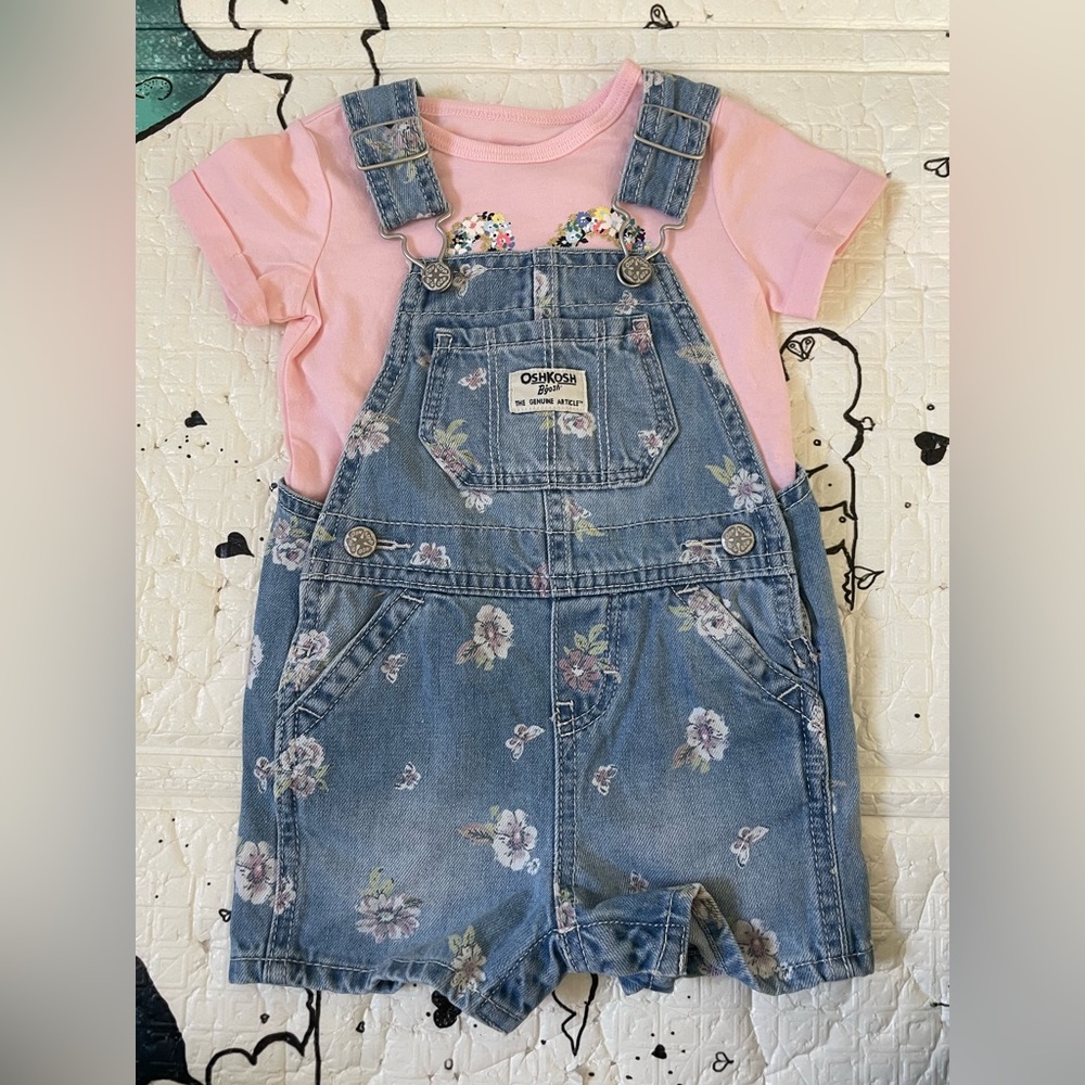 NWT Oshkosh overall onesie combo